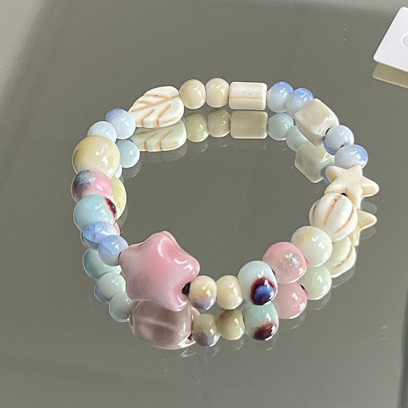 Heart-Shaped Beaded Bracelet Kalsten