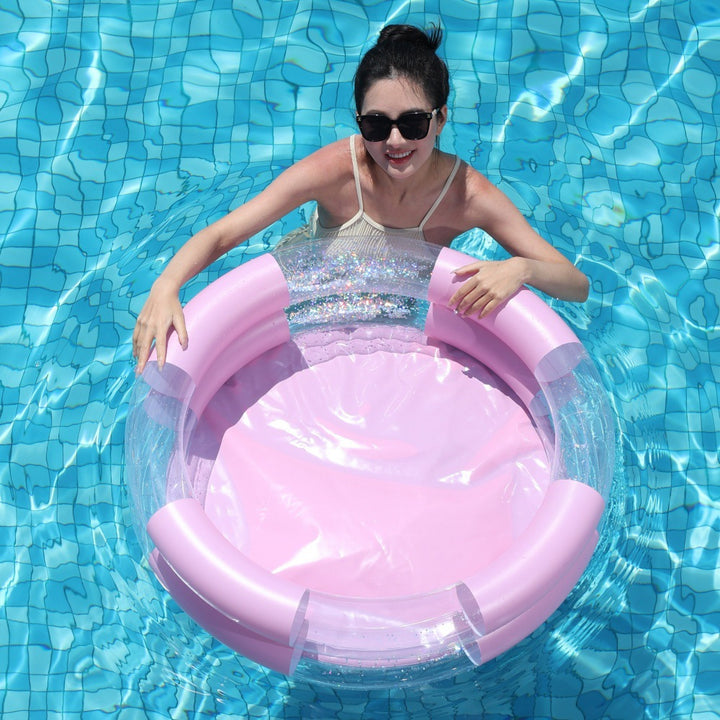 Mermaid-Themed Inflatable Pool Ring Kalsten