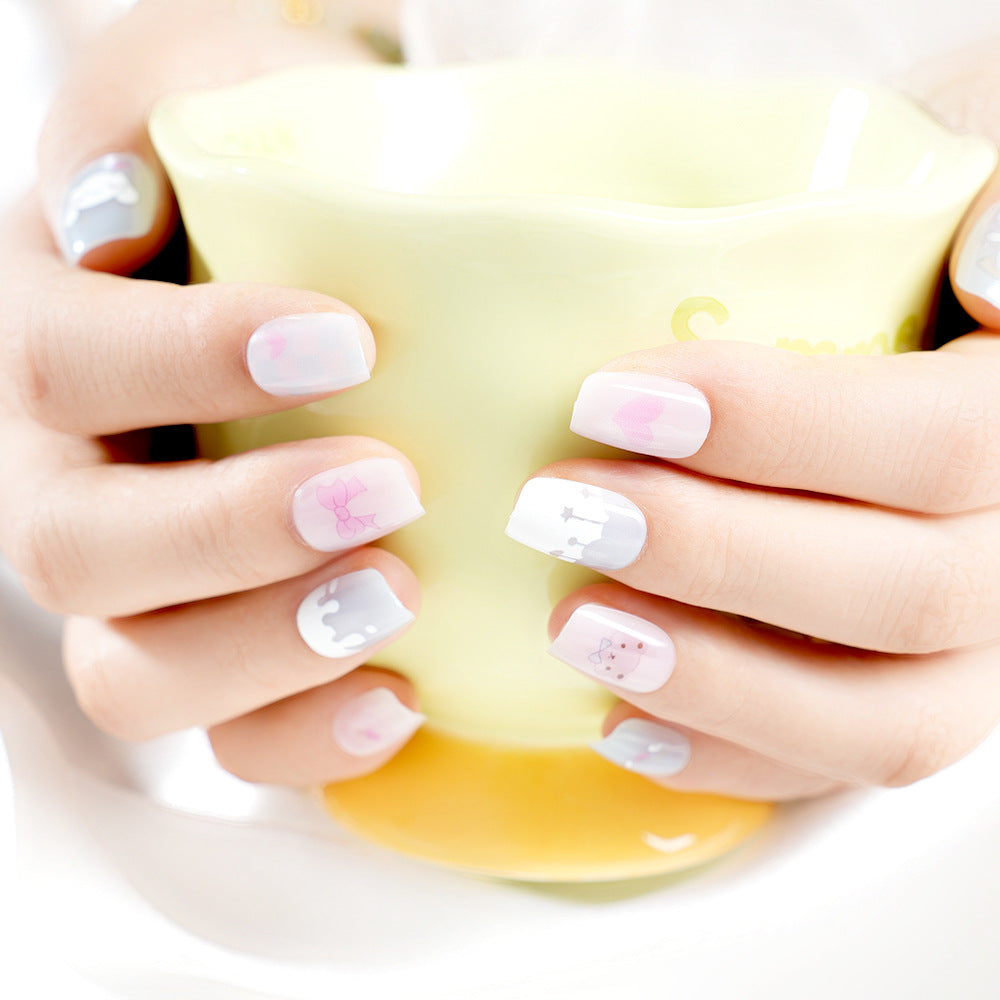 Whimsical Cartoon-Themed Press-On Nail Set Kalsten