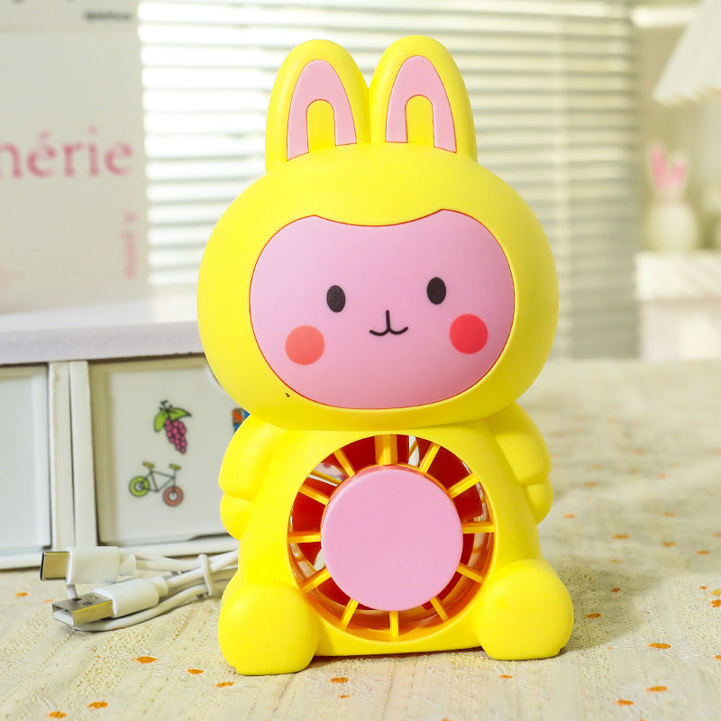 Women's portable USB mini fan in cute rabbit design Kalsten