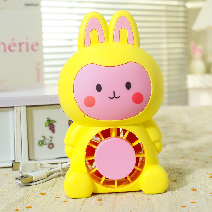 Women's portable USB mini fan in cute rabbit design Kalsten