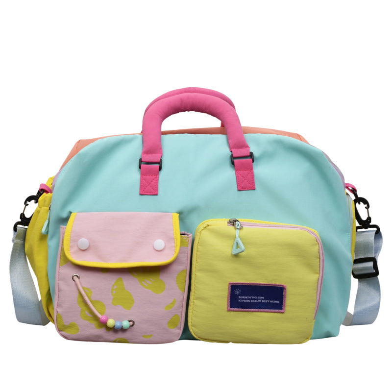 Colorful Multi-Pocket Travel Duffle Bag Kalsten