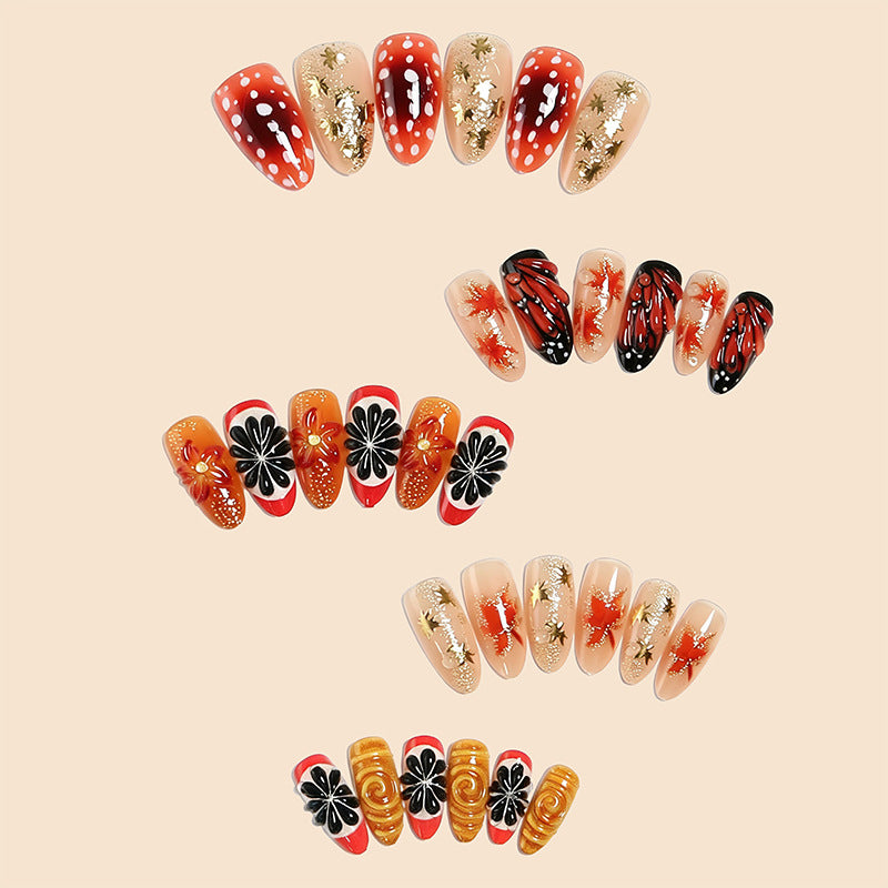 Elegant Artificial Nail Design Set Kalsten
