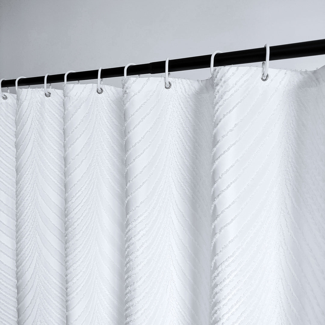 Designer Textured Shower Curtain Kalsten