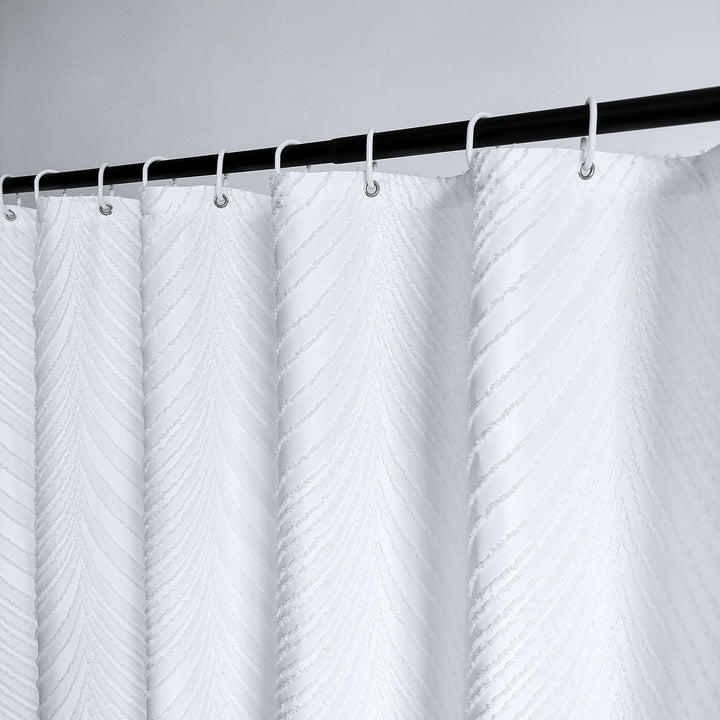 Designer Textured Shower Curtain Kalsten