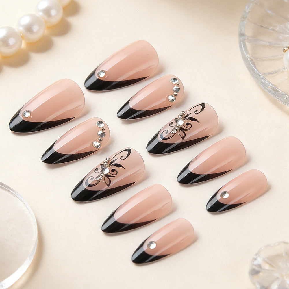 Elegant Sculpted Stiletto Press-On Nails Kalsten