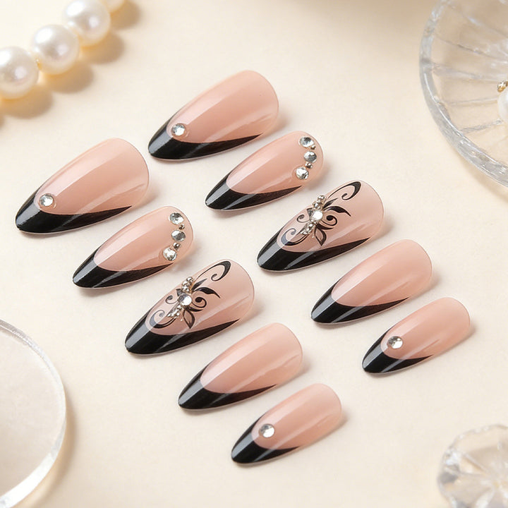 Elegant Sculpted Stiletto Press-On Nails Kalsten