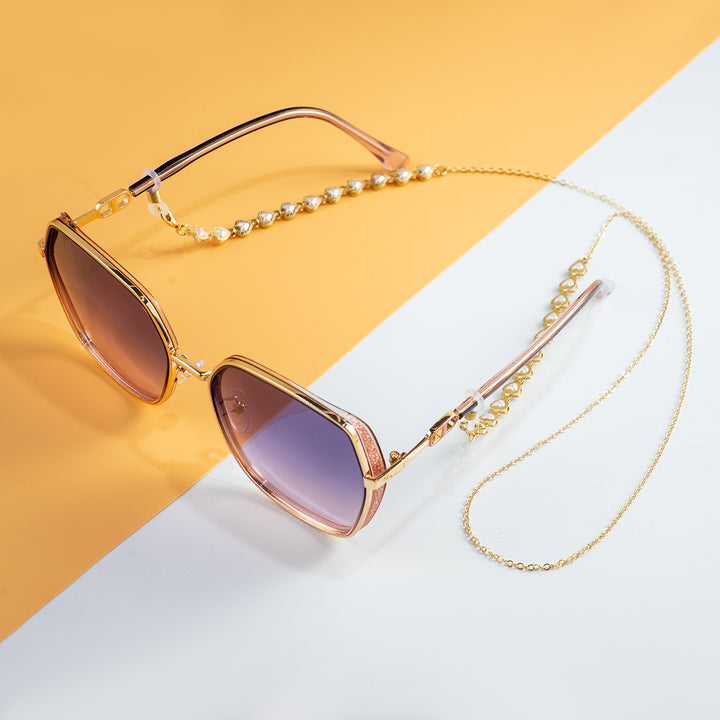 Elegant Pearl-Linked Eyewear Chain Kalsten
