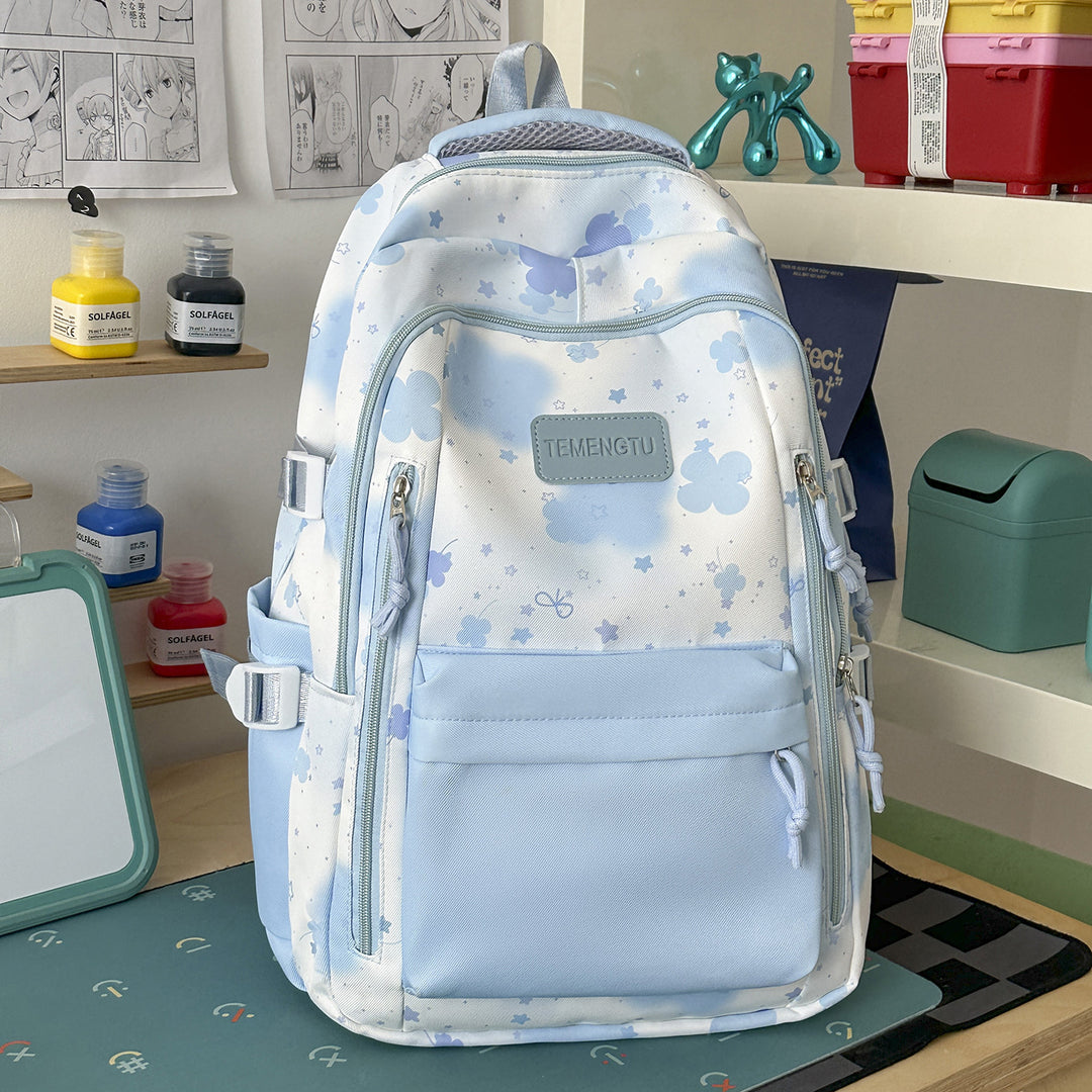 Charming Floral Print Backpack Kalsten
