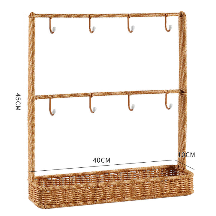 Unisex Versatile Storage Basket with Hooks Kalsten