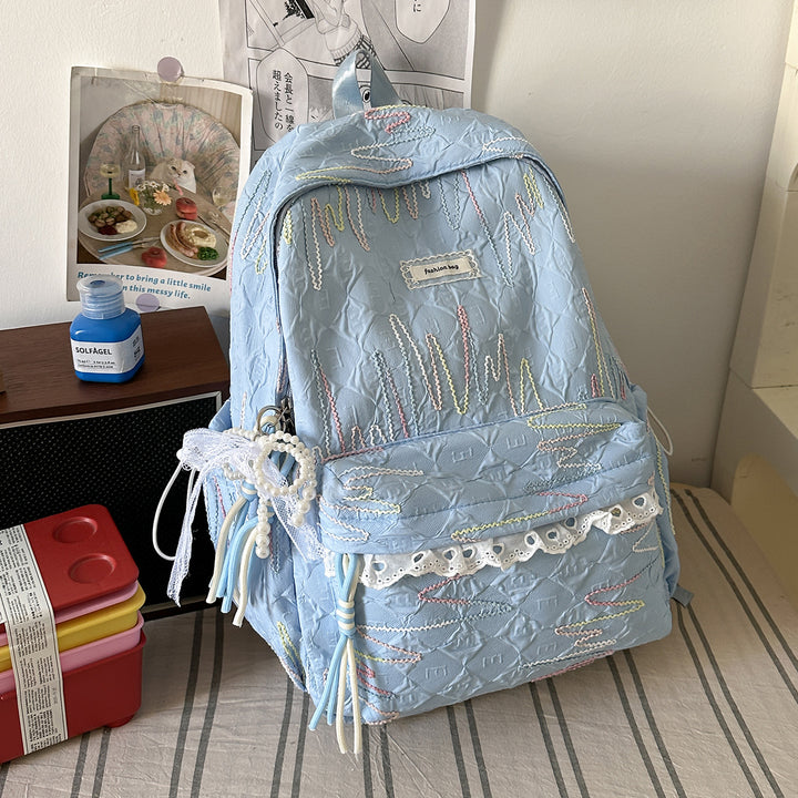 Embroidered Fashion Backpack Kalsten