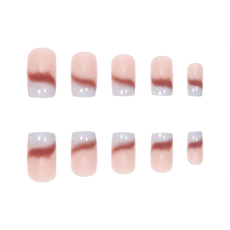 Elegant Long Square Press-On Nails Kalsten