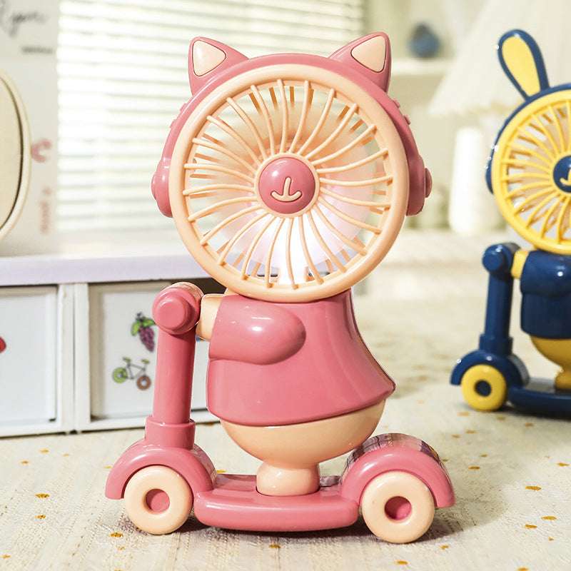 Women's Portable Table Fan in Cute Reindeer Design Kalsten