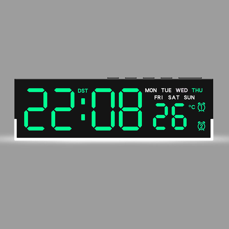 Digital watch with integrated thermometer and weekday display Kalsten
