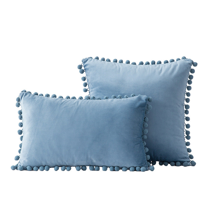 Decorative Pom-Pom Accent Pillow