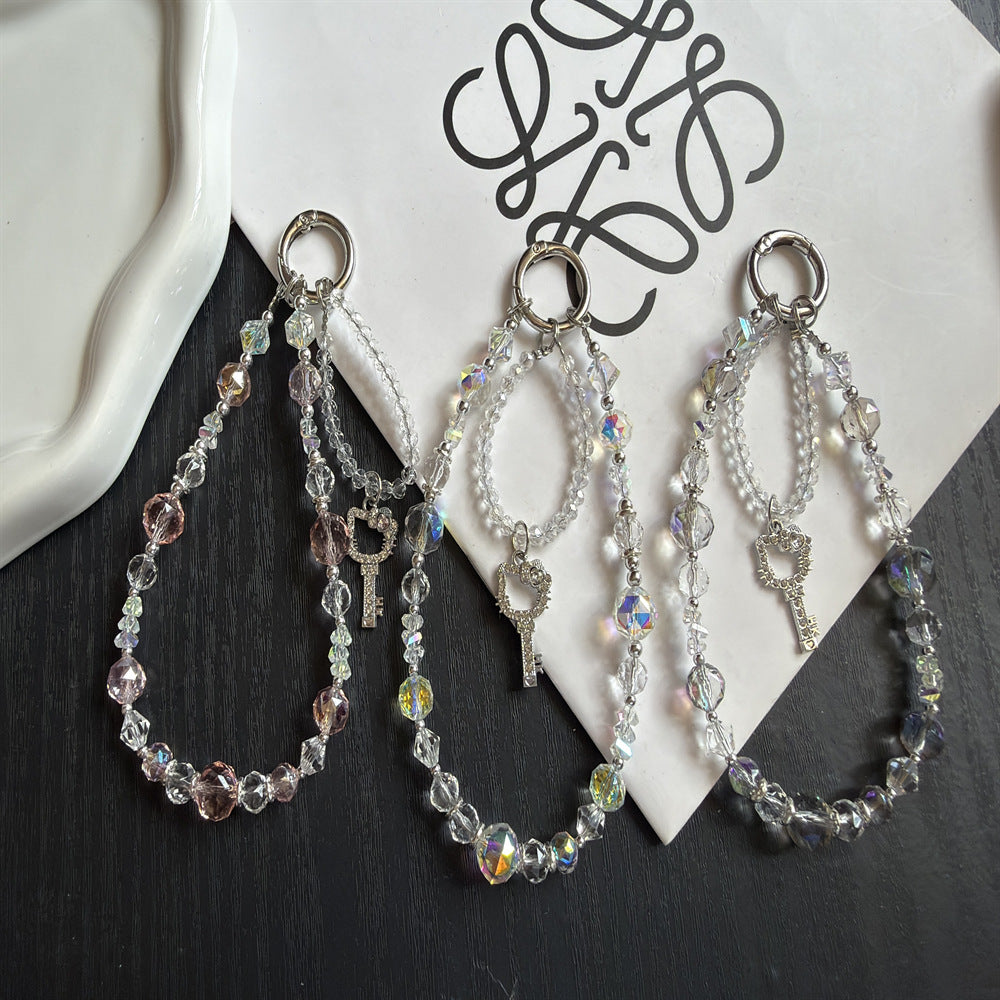 Elegant Crystal Beaded Keychain Kalsten