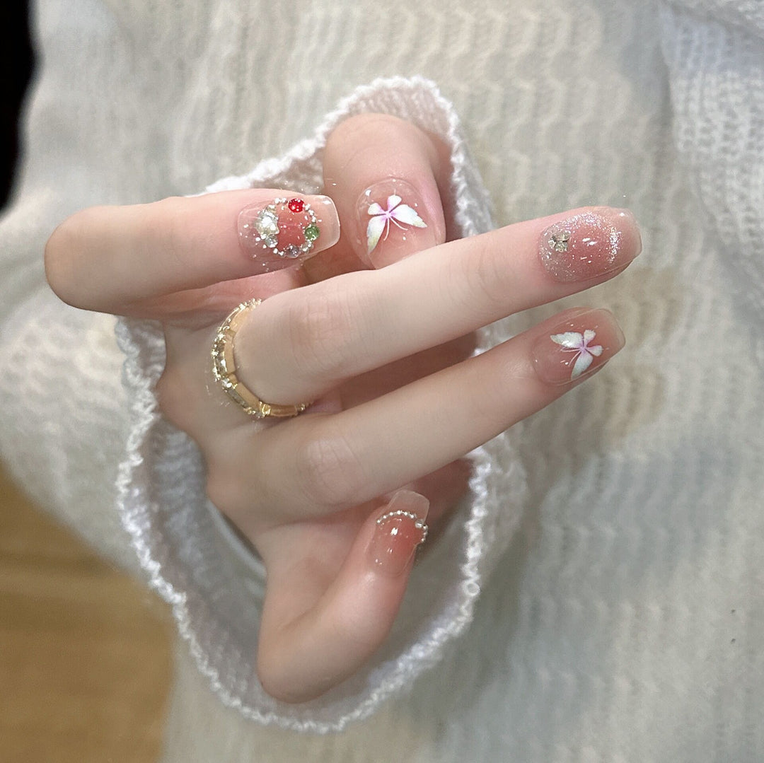 Creative Themed Press-On Nail Art Set Kalsten
