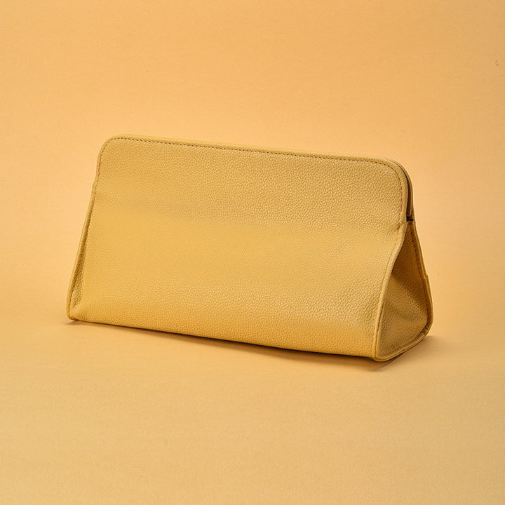 Textured Leather Cosmetic Pouch Kalsten