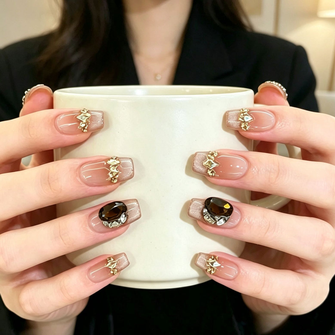 Glamorous Decorative Press-On Nails Kalsten
