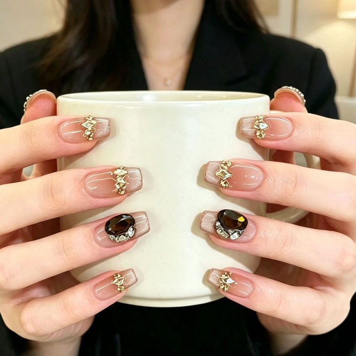 Glamorous Decorative Press-On Nails Kalsten