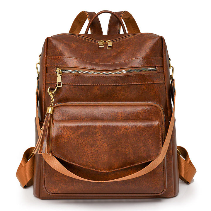 Multifunctional Stylish Leather Backpack Kalsten