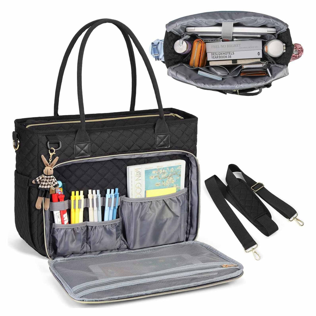 Practical tote bag with intelligent compartment system Kalsten