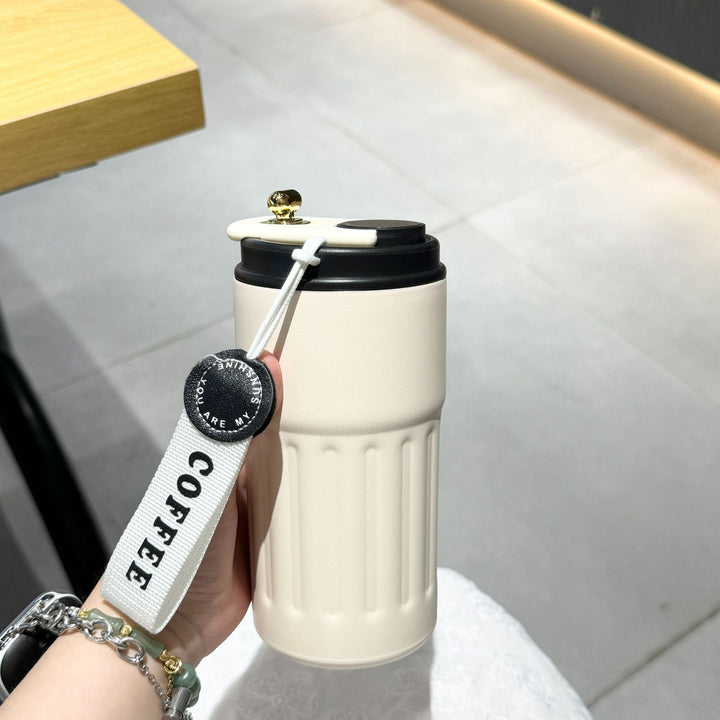 Ladies insulated cup with practical carrying strap Kalsten
