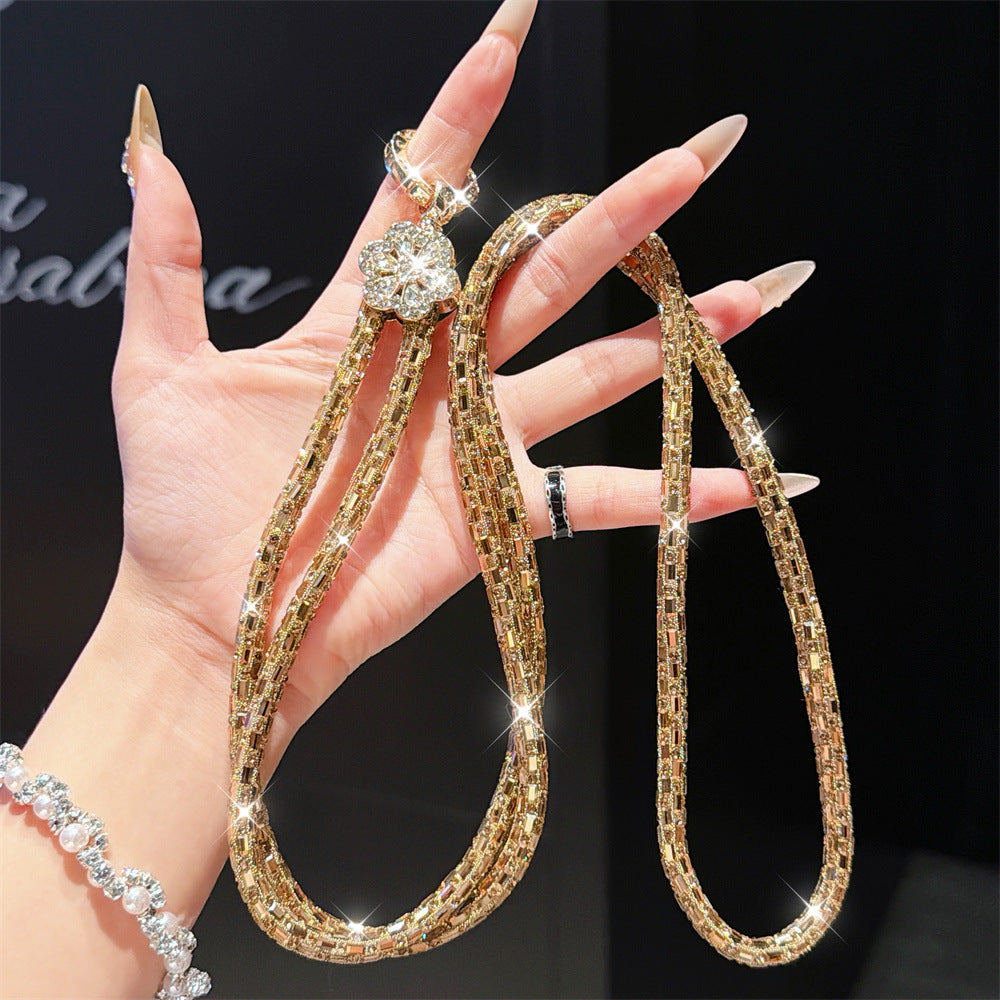 Sparkling Crystal Charm Eyewear Lanyard Kalsten