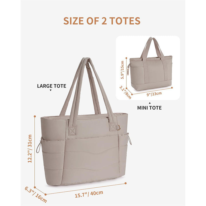 Padded everyday bag with removable inner pouch Kalsten
