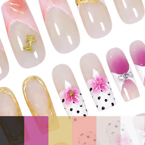 Glamorous Artistic Press-On Nail Extensions Kalsten