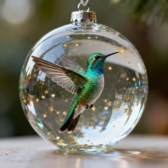 Decorative Glass Bird Ornament Kalsten