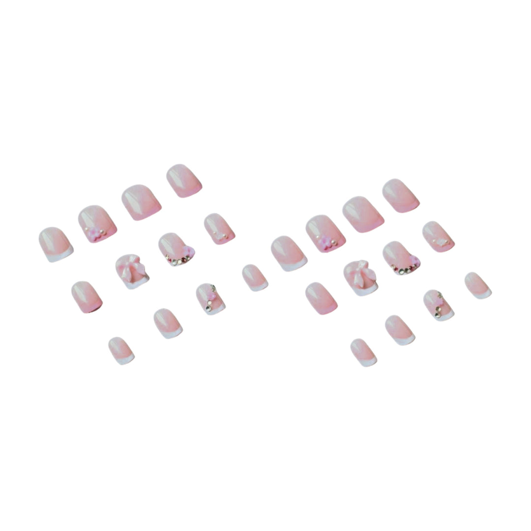Floral and Gemstone Accent Nail Art Kit