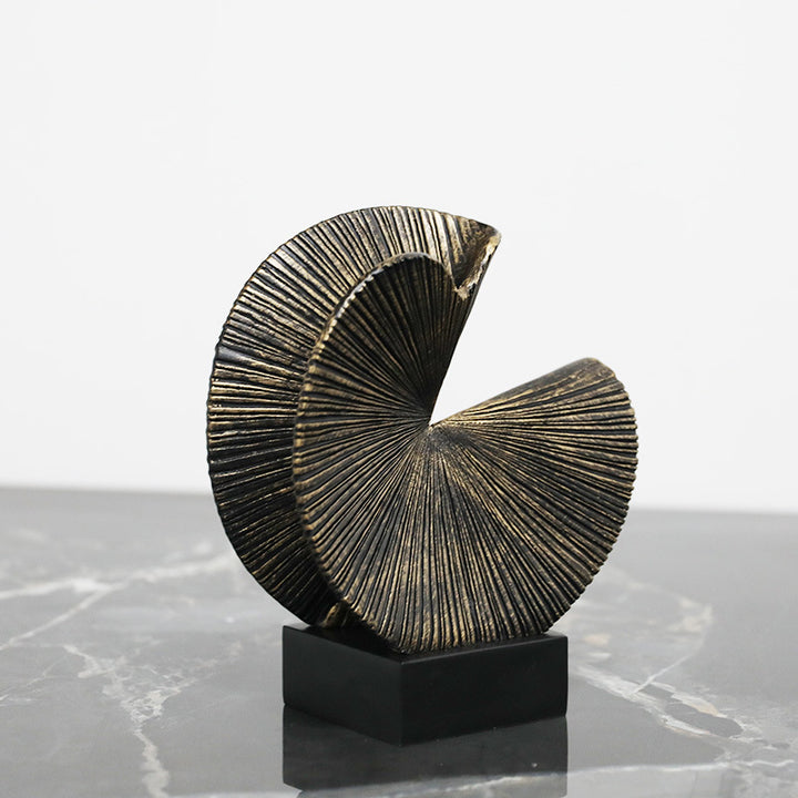 Abstract Spiral Decorative Sculpture