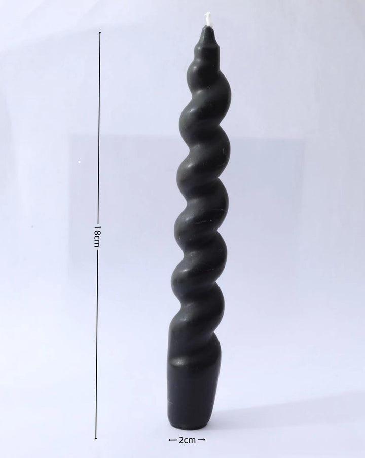 Vertical-Fluted Square Sculptural Pillar Candle