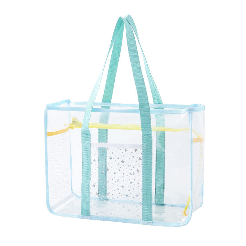 Transparent Mesh Shopping Tote Kalsten