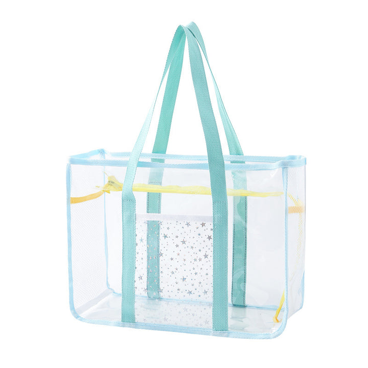 Transparent Mesh Shopping Tote Kalsten