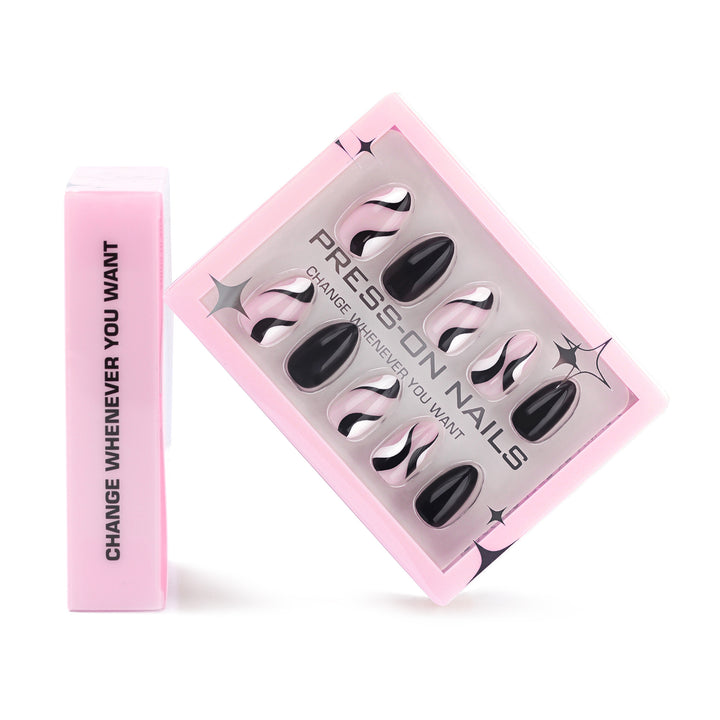Artificial press-on nails with unique design Kalsten