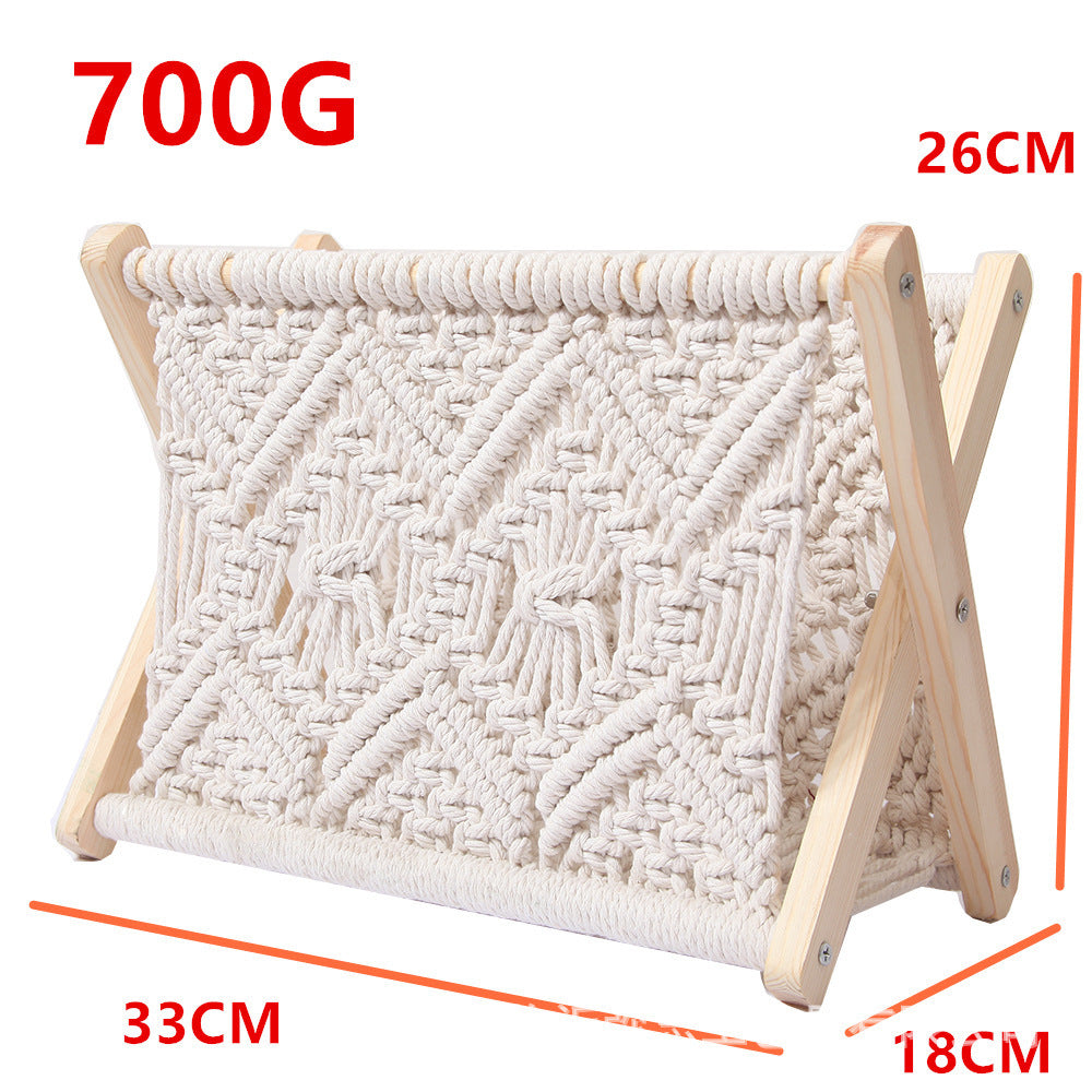 Macrame Hanging Sun Hat Organizer Kalsten