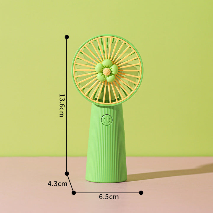 Flower-Themed Handheld Cooling Fan Kalsten