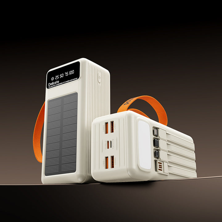 portable solar charger with integrated USB-C connection Kalsten