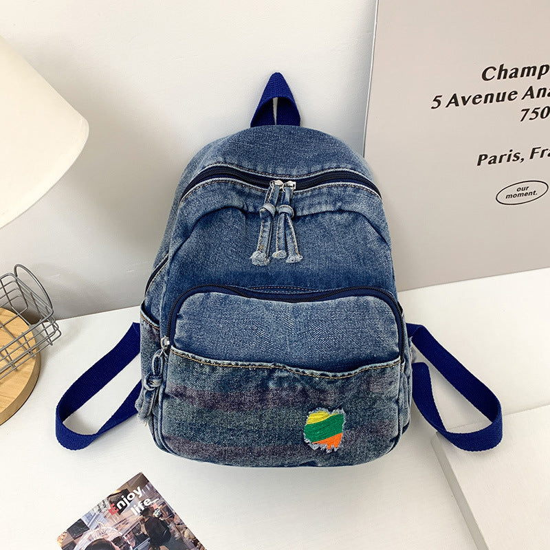 Casual Denim Backpack