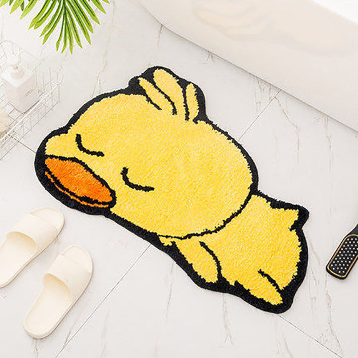 Cartoon Cat Shaped Bath Mat Kalsten