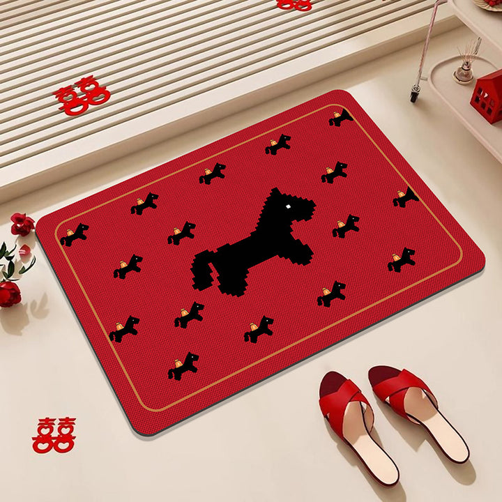 Fun-Themed Floor Mat