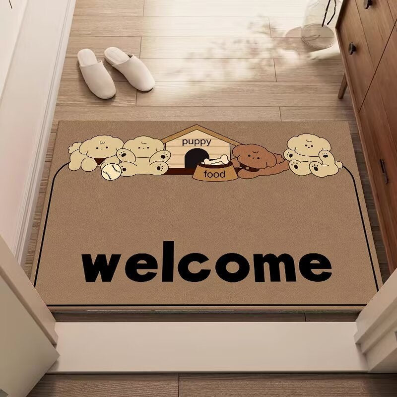 Cartoon Character Welcome Mat