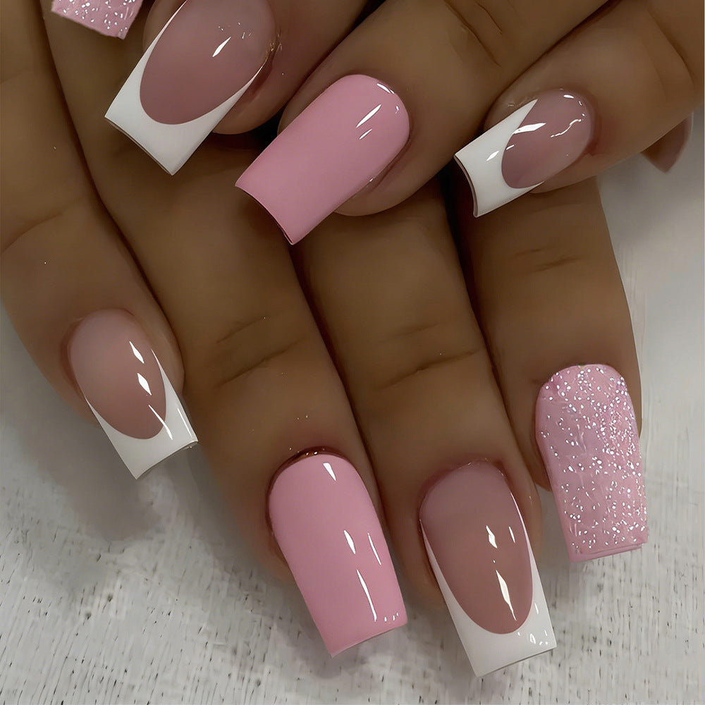 Elegant Long Square Press-On Nail Set Kalsten