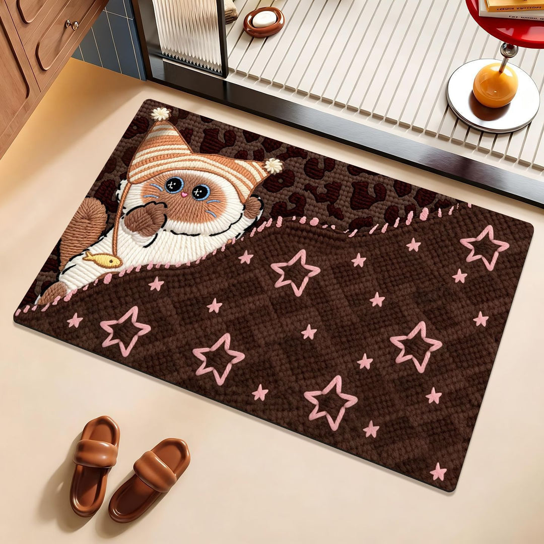 Decorative Dog Themed Area Mat for Home