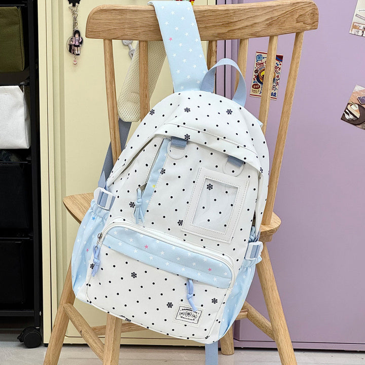 Playful Polka Dot Design Backpack