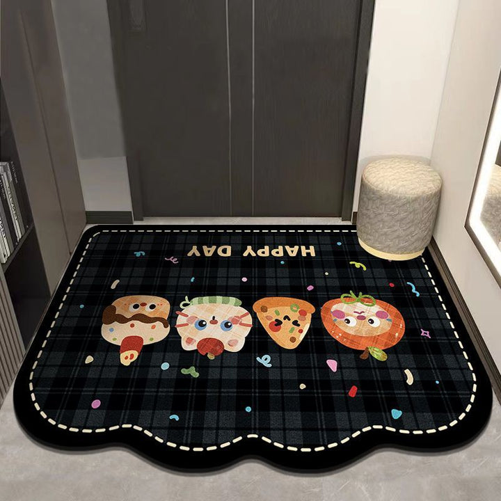 Cute Cat-Themed Entrance Mat