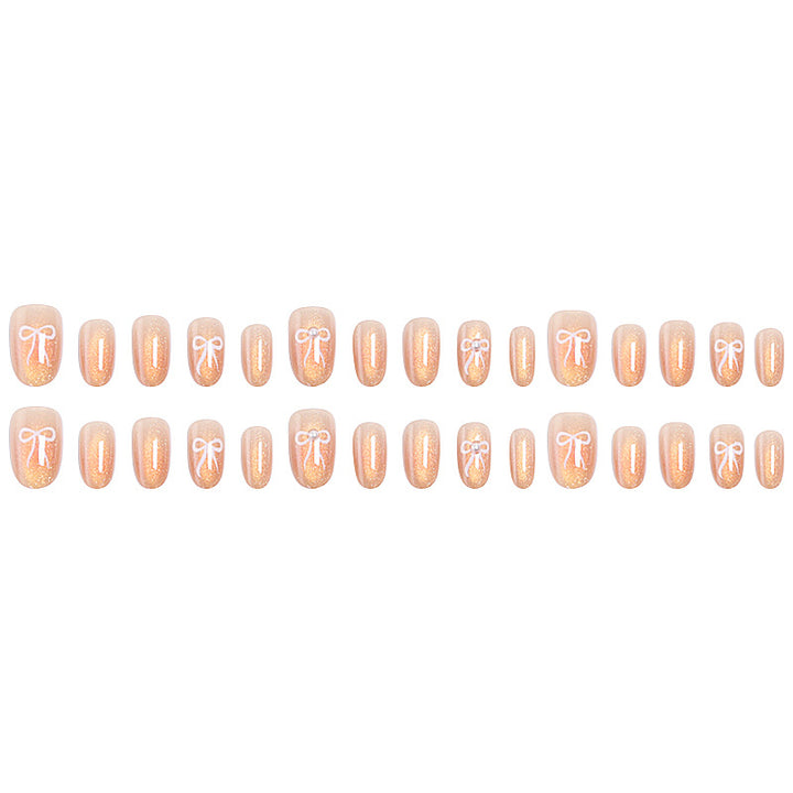 Glamorous artificial nail tips with glitter accents Kalsten