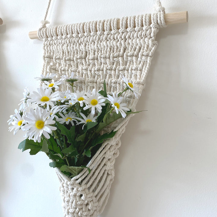 Decorative Macrame Wall Hanging with Elegant Fringed Tassels Kalsten